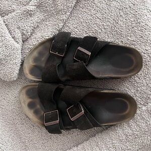 Birkenstock Arizona Dark brown suede